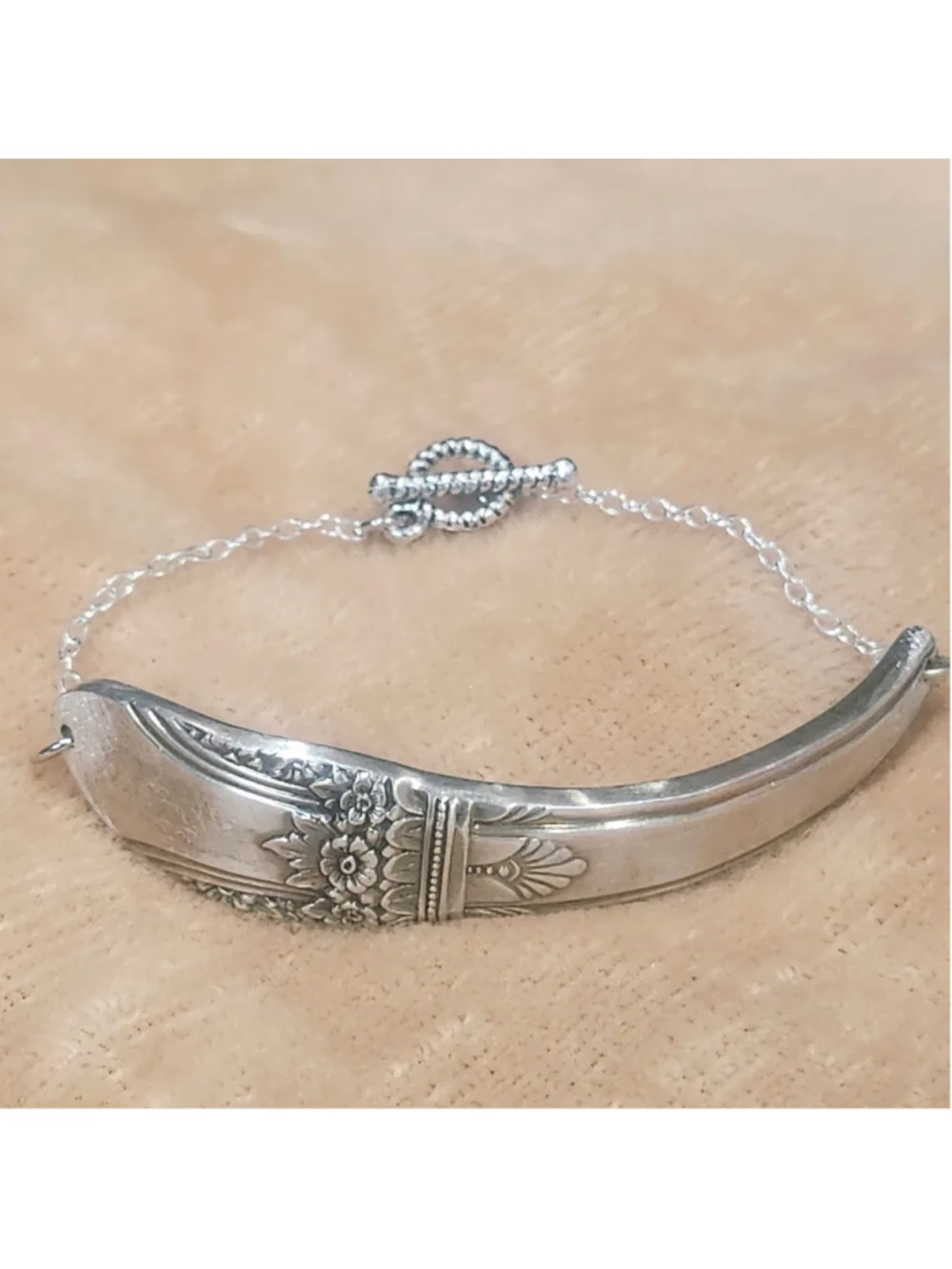 Rodgers bros First Love Silverplate Silverwear Bracelet handmade